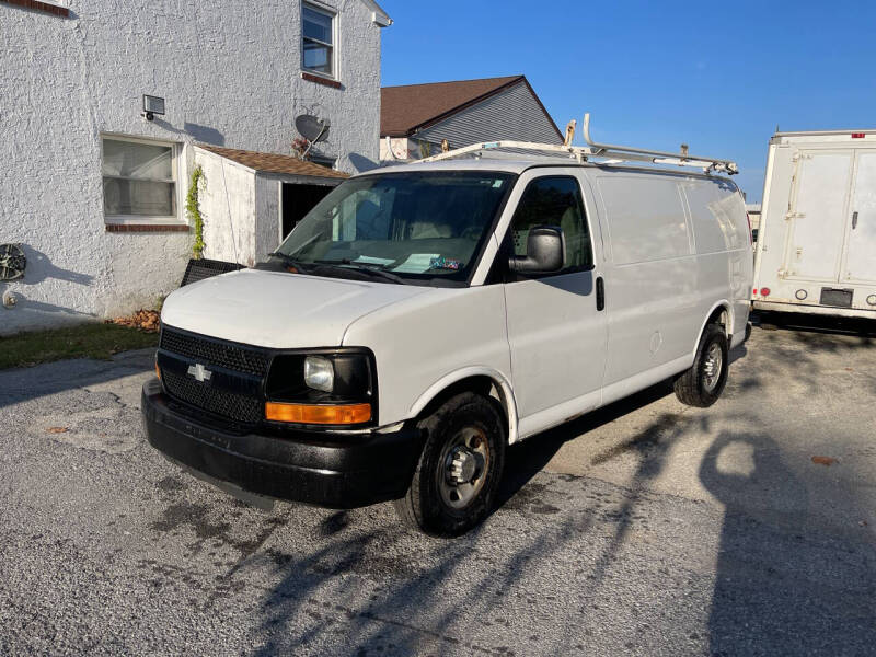 Used 2012 Chevrolet Express Cargo Work Van with VIN 1GCWGFBA0C1164071 for sale in Frazer, PA