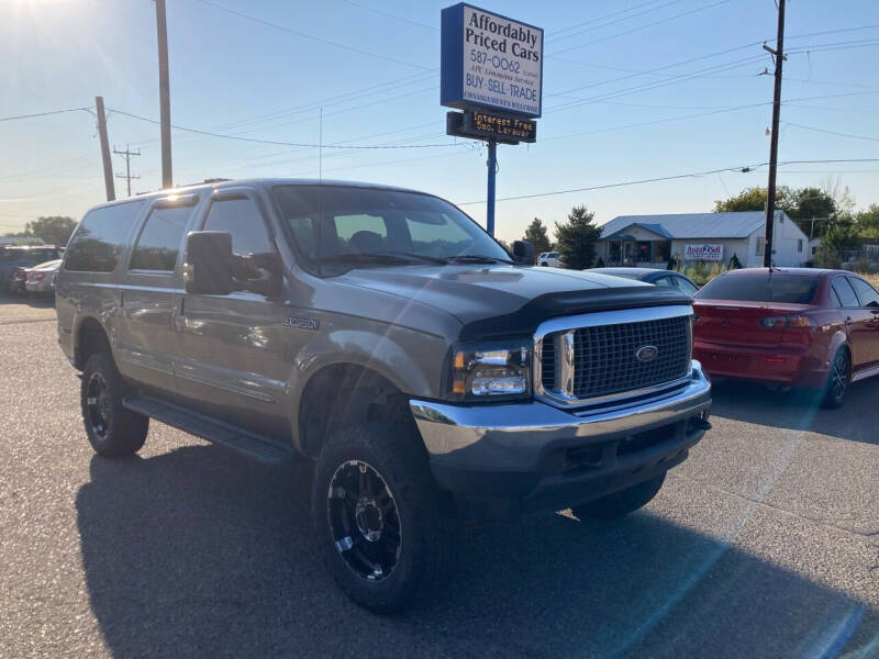 2000 Ford Excursion for sale at AFFORDABLY PRICED CARS LLC in Mountain Home ID