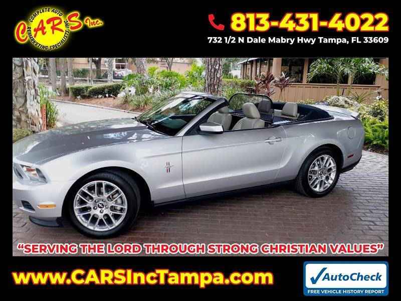 2012 Ford Mustang for sale at Complete Auto Remarketing Specialists Inc. in Tampa, FL