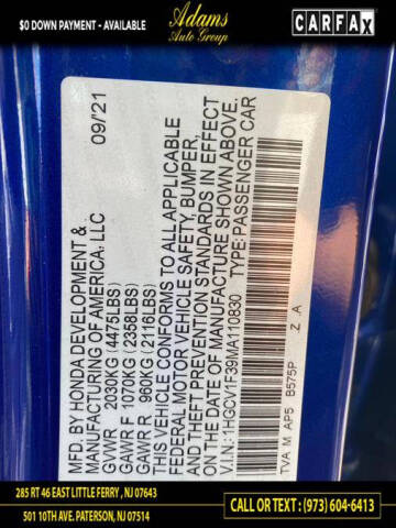 2021 Honda Accord Sport