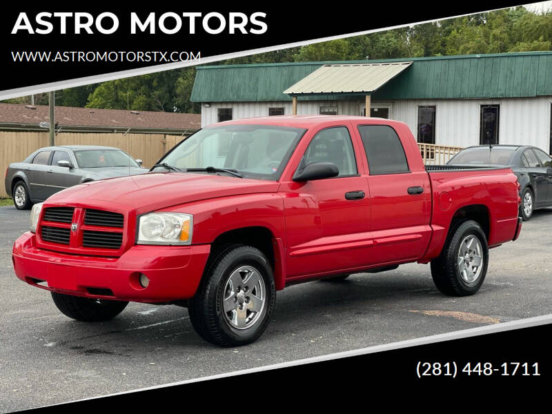 2006 Dodge Dakota for sale at ASTRO MOTORS in Houston TX