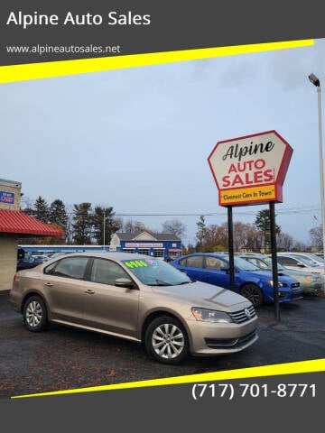2015 Volkswagen Passat for sale at Alpine Auto Sales in Carlisle PA
