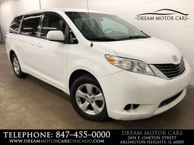 2012 Toyota Sienna for sale at Dream Motor Cars in Arlington Heights IL