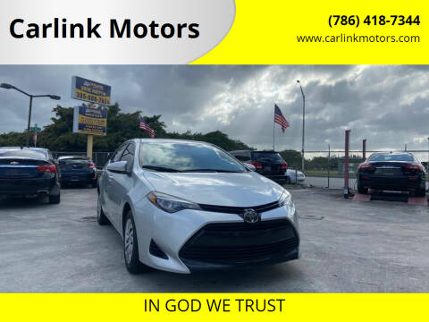 2017 Toyota Corolla for sale at Carlink Motors in Miami FL