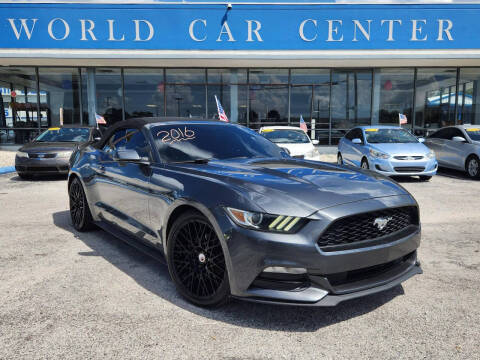 2016 Ford Mustang for sale at WORLD CAR CENTER & FINANCING LLC in Kissimmee FL