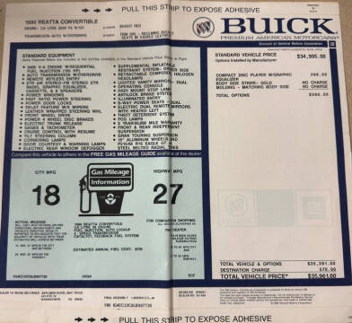 1990 Buick Reatta