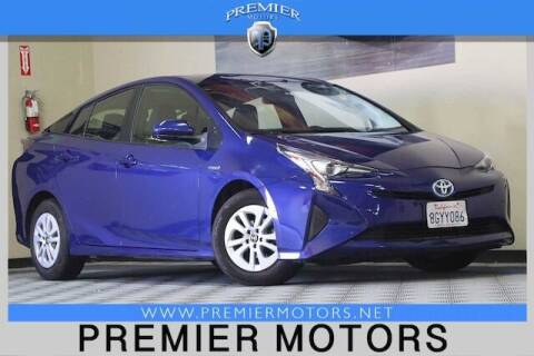 2016 Toyota Prius for sale at Premier Motors in Hayward CA
