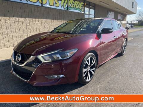 2018 Nissan Maxima for sale at Becks Auto Group in Mason OH