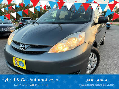 2008 Toyota Sienna for sale at Hybrid & Gas Automotive Inc in Aberdeen MD