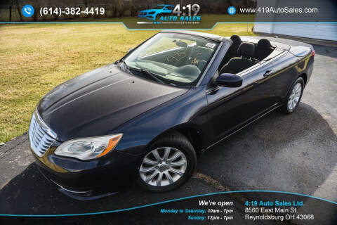 2012 Chrysler 200 for sale at 4:19 Auto Sales LTD in Reynoldsburg OH