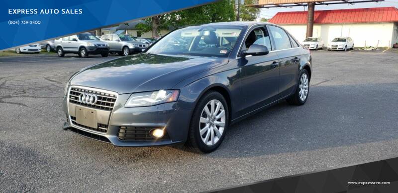 2010 Audi A4 for sale at EXPRESS AUTO SALES in Midlothian VA