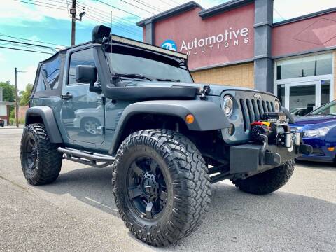 2014 Jeep Wrangler for sale at Automotive Solutions in Louisville KY