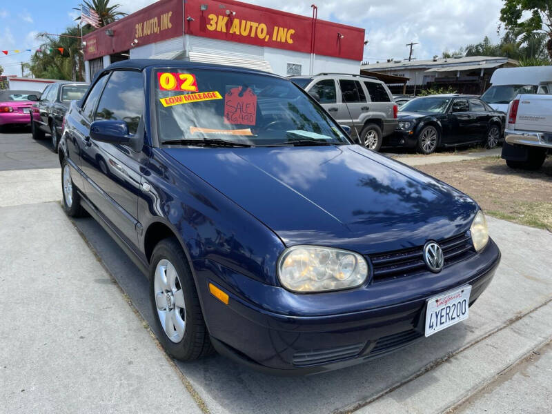2002 Volkswagen Cabrio GLX