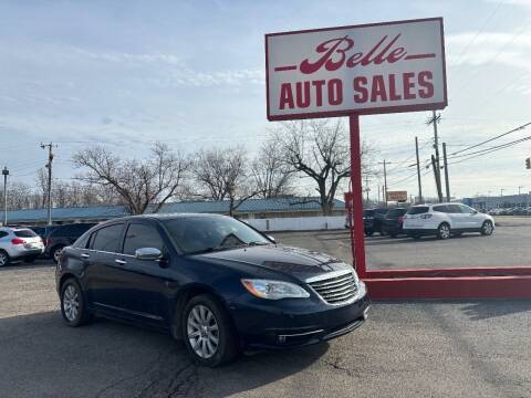 2013 Chrysler 200 for sale at Belle Auto Sales in Elkhart IN