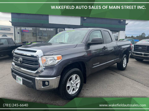 2015 Toyota Tundra for sale at Wakefield Auto Sales of Main Street Inc. in Wakefield MA