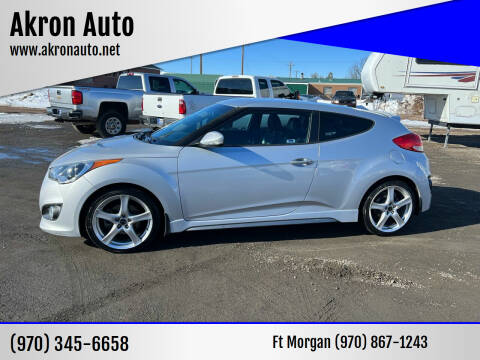 2013 Hyundai Veloster for sale at Akron Auto - Fort Morgan in Fort Morgan CO