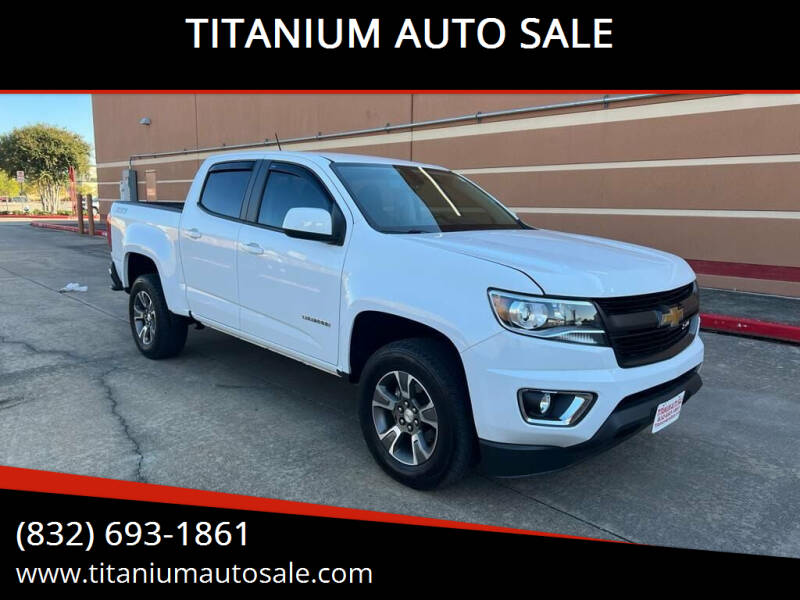 2020 Chevrolet Colorado for sale at TITANIUM AUTO SALE in Houston TX