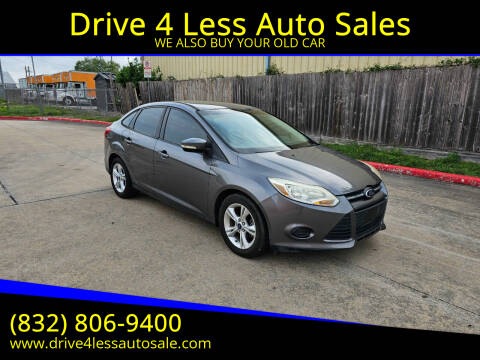 2013 Ford Focus for sale at Drive 4 Less Auto Sales in Houston TX