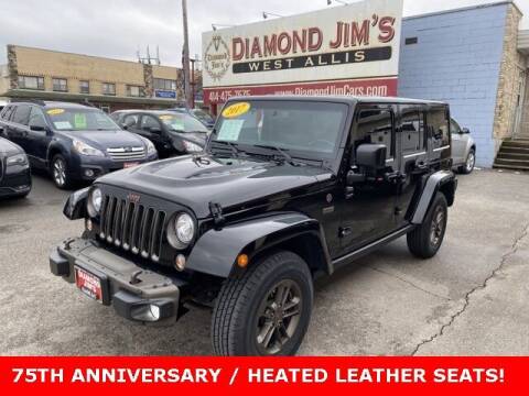 2017 Jeep Wrangler Unlimited for sale at Diamond Jim's West Allis in West Allis WI