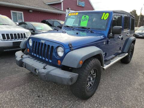 2010 Jeep Wrangler Unlimited for sale at Hwy 13 Motors in Wisconsin Dells WI
