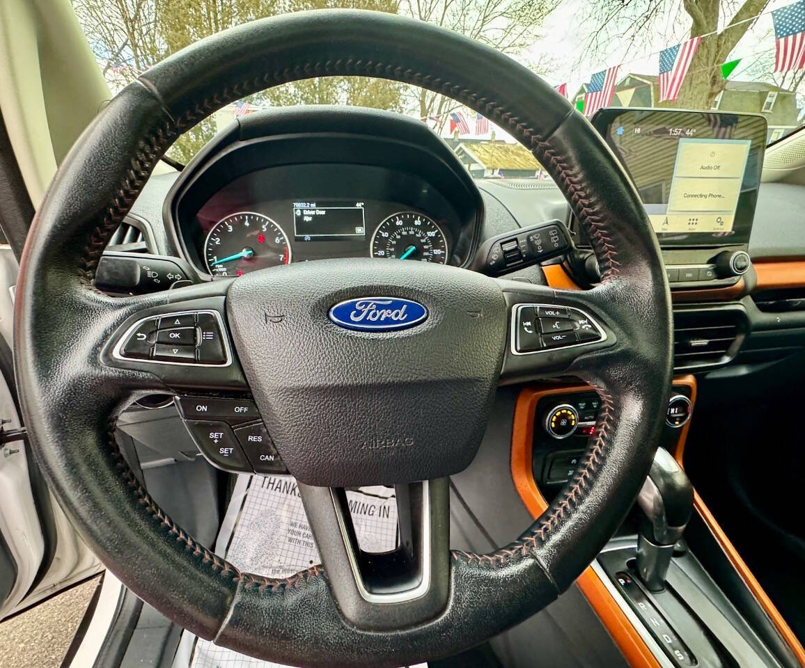 2018 Ford EcoSport for sale at Motorcycle Supply Inc Dave Franks Motorcycle Sales in Salem, MA