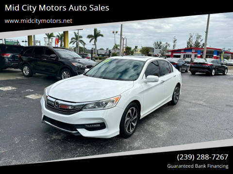 2017 Honda Accord for sale at Mid City Motors Auto Sales in Fort Myers FL