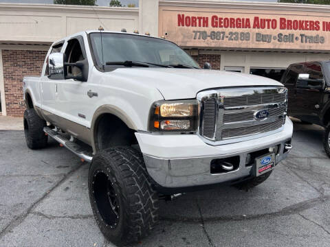 2006 Ford F-250 Super Duty for sale at North Georgia Auto Brokers in Snellville GA