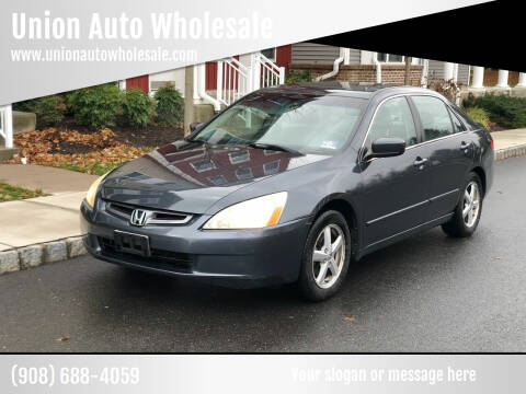 2005 Honda Accord for sale at Union Auto Wholesale in Union NJ