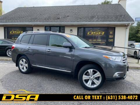 2012 Toyota Highlander for sale at DSA Motor Sports Corp in Commack NY