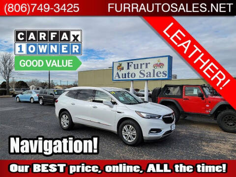 2019 Buick Enclave for sale at FURR AUTO SALES in Lubbock TX