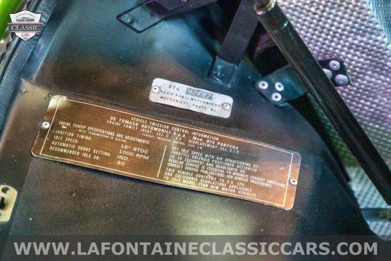 1972 De Tomaso Pantera