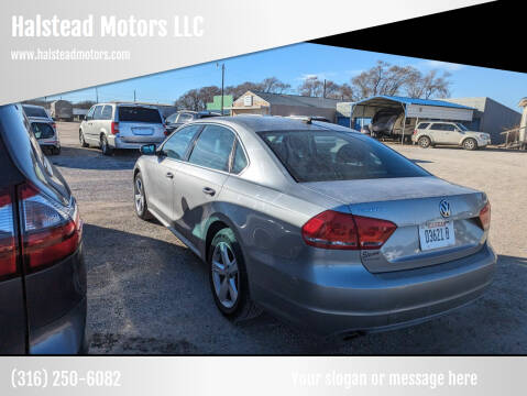 2013 Volkswagen Passat for sale at Halstead Motors LLC in Halstead KS