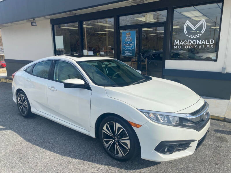 2017 Honda Civic for sale at MacDonald Motor Sales in High Point NC
