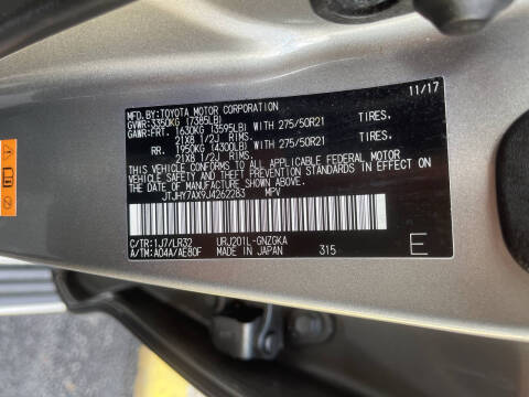 2018 Lexus LX 570 Three-Row