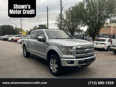 2017 Ford F-150 for sale at Shawn's Motor Credit in Houston TX