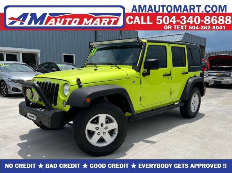2017 Jeep Wrangler Unlimited for sale at AM Auto Mart LLC in Marrero LA