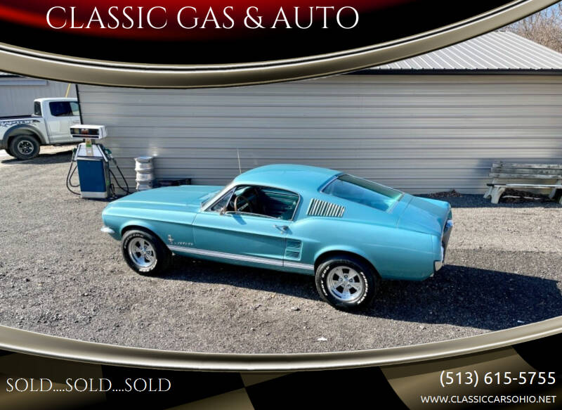 1967 Ford Mustang for sale at CLASSIC GAS & AUTO in Cleves OH