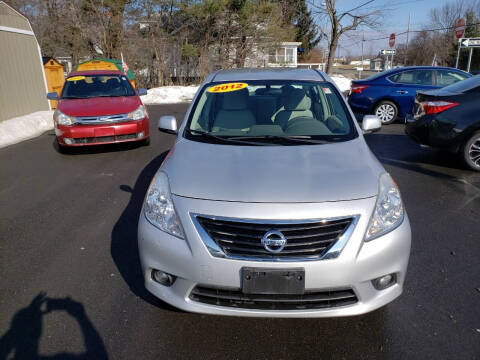 2012 Nissan Versa for sale at GREENPORT AUTO in Hudson NY