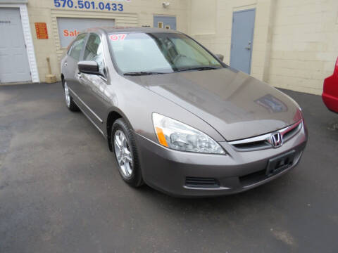 2007 Honda Accord for sale at Small Town Auto Sales in Hazleton PA