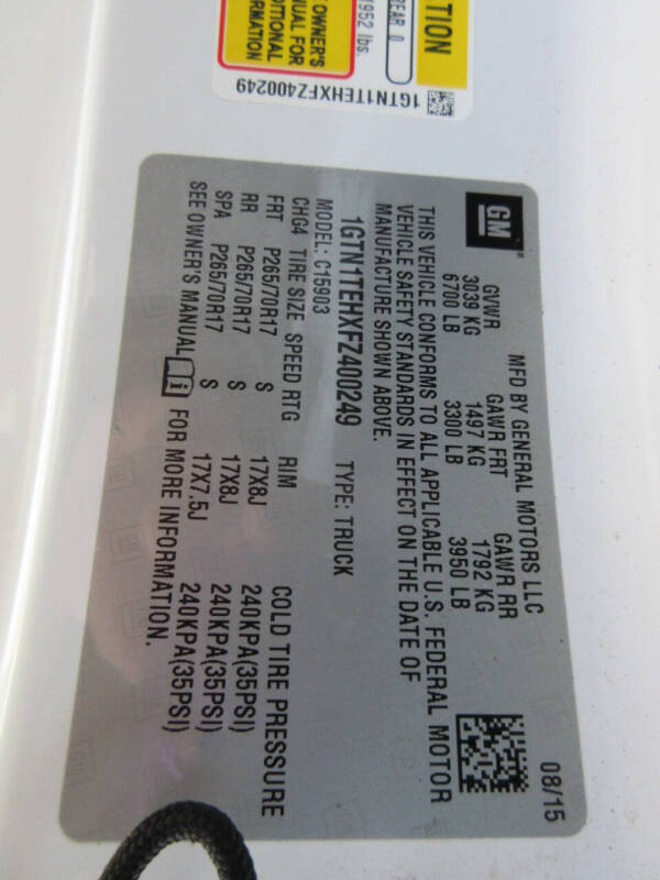 2015 GMC Sierra 1500