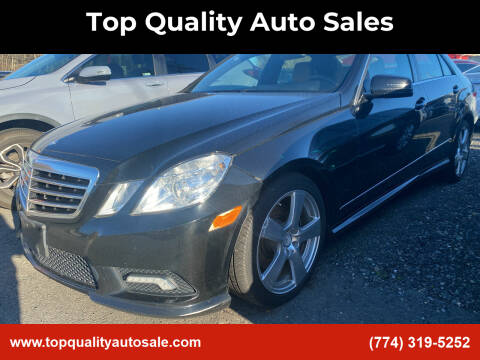 2011 Mercedes-Benz E-Class for sale at Top Quality Auto Sales in Westport MA