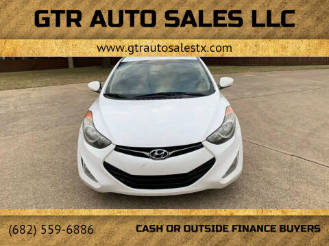2013 Hyundai Elantra Coupe for sale at GTR Auto Sales LLC in Haltom City TX
