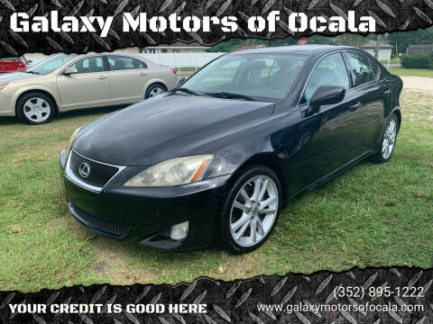 2007 Lexus IS 250 for sale at Galaxy Motors of Ocala in Ocala FL