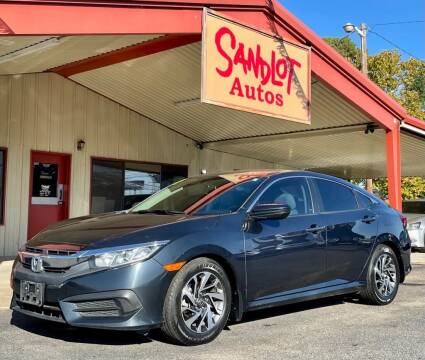 2017 Honda Civic for sale at Sandlot Autos in Tyler TX
