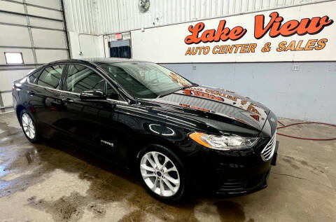 2019 Ford Fusion Hybrid for sale at Lake View Auto Center and Sales in Oshkosh WI