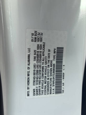 2018 Honda Odyssey EX-L