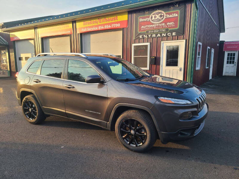 2015 Jeep Cherokee for sale at Douty Chalfa Automotive in Bellefonte PA