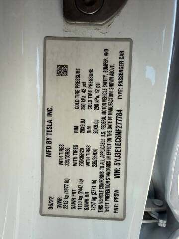 2022 Tesla Model 3 Performance