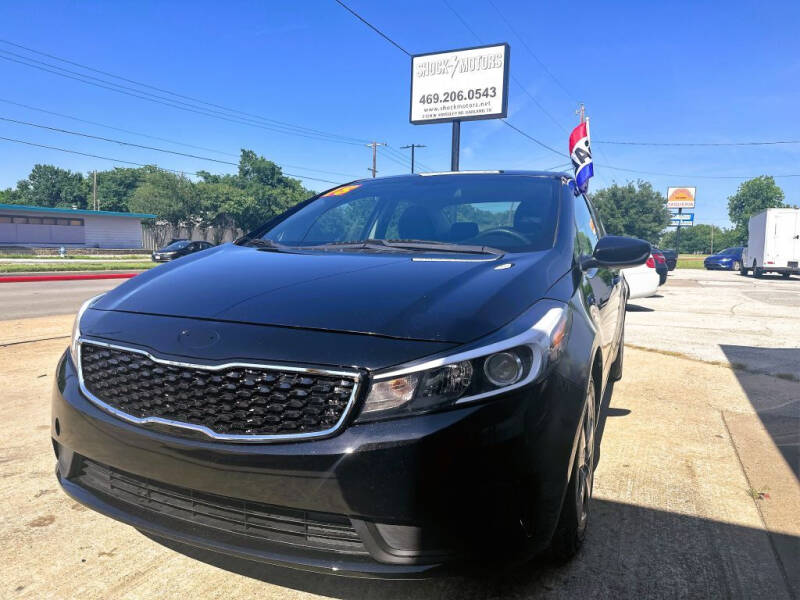 2018 Kia Forte for sale at Shock Motors in Garland TX