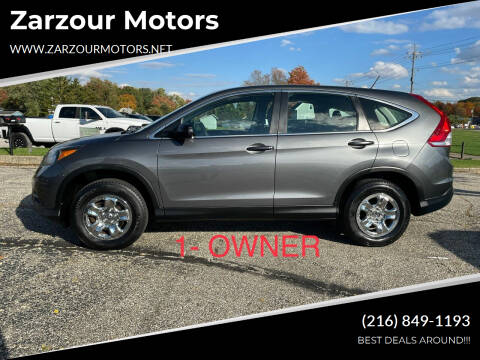 2013 Honda CR-V for sale at Zarzour Motors in Chesterland OH